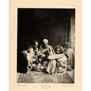  1926 Iranian Bhang Smokers Cannabis Pipe Iran Print 