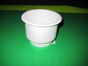 WHITE TWO TIERD POKER TABLE BOAT RV CUP HOLDER 10 PACK  