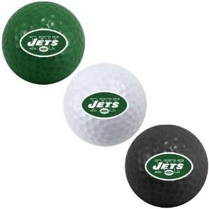  New York Jets 3 Pack Team Color Golf Balls Sports 