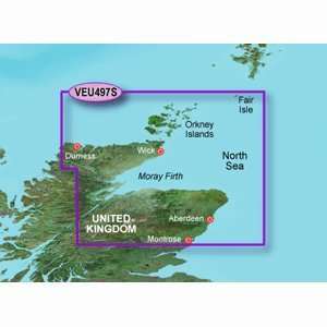  Garmin VEU497S   Orkneys & Moray Firth   SD Card 