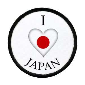  I HEART JAPAN Earthquake Tsunami Survivors 4 inch Black 