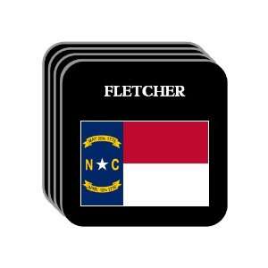 US State Flag   FLETCHER, North Carolina (NC) Set of 4 Mini Mousepad 