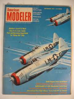   Modeler Vintage Magazine P 47D Thunderbolts   Model Plane Boat RC