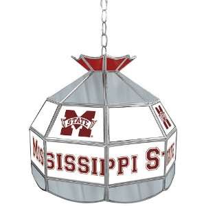  Mississippi State U Stained Glass Tiffany Lamp   16 Inch 