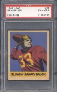 1949 Leaf #026 Sammy Baugh PSA 6  