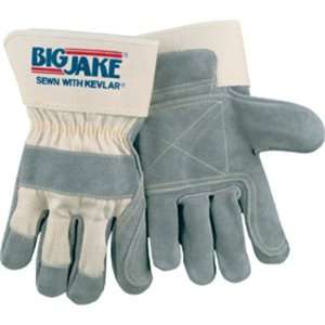 com Safety Gloves   BIG JAKE Double Leather Palm, Sewn w/KEVLAR   Lot 