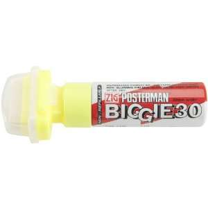  Zig 30mm Wide Posterman Biggie Tip Marker, Fluorescent 