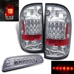   95 00 Tacoma Pickup LED Tail Lights+led 3rd Brake Lamp Automotive