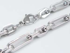 Thick 6mm Stainless Steel Rope Chain Necklace 22 0hM  