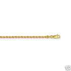 18 46cm 2mm thick 9ct Gold Solid Rope Chain 10.7g