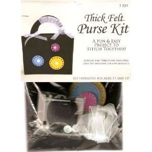  Large Thick Felt Purse Kit Circles Arts, Crafts & Sewing