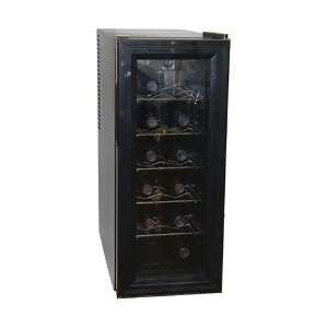  Haier 12 Bottle Capacity Thermoelectric Wine Tower Storage 
