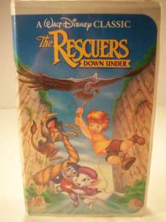 Walt Disney The Rescuers Down Under VHS Tape 717951142030  