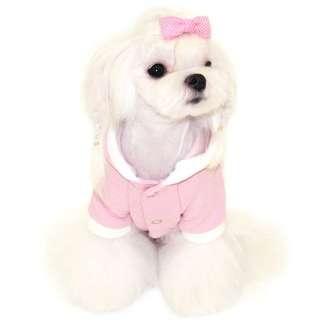 COAT LOVELY BEBE dog clothes hooded jacket PUPPY ZZANG  