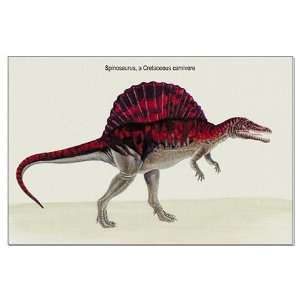  Spinosaurus, a Cretaceous Dinosaur Dinosaurs Large Poster 