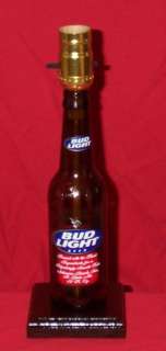 Bud Light Beer Bottle Lamp / Light   12oz  
