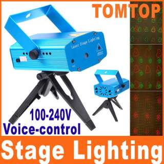 Voice control Auto Projector mode Laser Stage Lighting Club Disco 