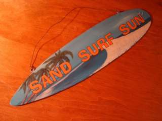 SAND SURF SUN SURFBOARD SURFING SIGN Surfer Tropical Beach Tiki Bar 