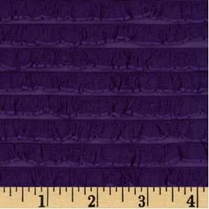  50 Wide Bisou Stretch Mini Ruffle Knit Purple Fabric By 