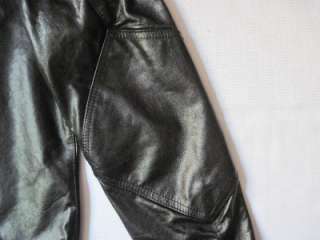 Authentic BELSTAFF Black Leather Jacket Men L NEW  