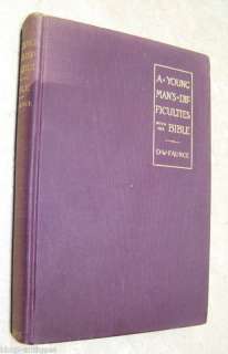 1898 BAPTIST BIBLE STUDY PROBLEM BOOK YOUNG MAN  