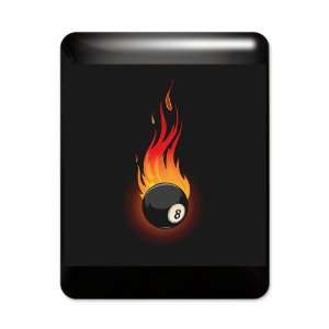  iPad Case Black Flaming 8 Ball for Pool 