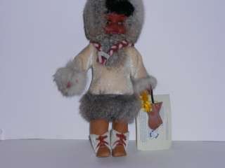 Doll Inuit The People 11 inch U.S.A Original Tag  