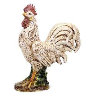  20 Country Rustic White Morning Rooster Table Accent 