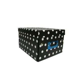  CD Box Black w Polk dot 4.5x 6 3/4x 8 5/8 Pack 36 PC $ 