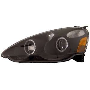   RSX 02 04 PROJECTOR HEADLIGHTS HALO BLACK CLEAR AMBER Automotive