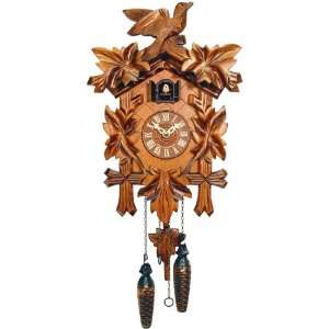 German Black Forest Cuckoo Clock   Carved Cuckoo   12 Songs  