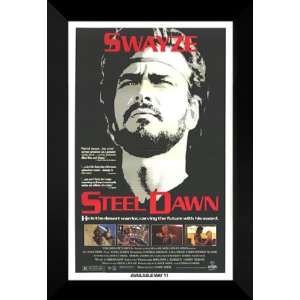  Steel Dawn 27x40 FRAMED Movie Poster   Style A   1987 