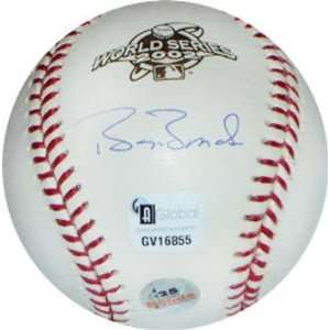 Barry Bonds Autographed 2002 World Series Official 