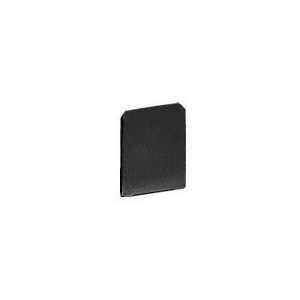 CRL Black Powder Coat End Cap for WU1 Series Wet/Dry U Channel by CR 