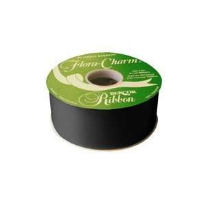  & Ribbon 2 (2 Inch) Black Florists Ribbon   Waterproof Craft Ribbon 