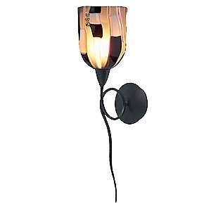  Fantasia Belle Black Ribbon Small Shade Wall Sconce by 