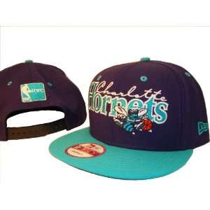   Hornets New Era Adjustable Snap Back Baseball Cap Hat Size Med/Large