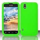 Neon Green Rubber SILICONE Skin Soft Gel Case Phone Cover for LG 
