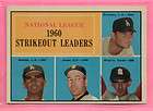 1961 Topps 50 American League Strikeout Leaders PSA 9 MINT  