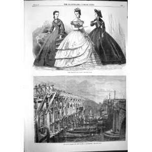    1864 Paris Fashion Bridge River Thames Blackfriars