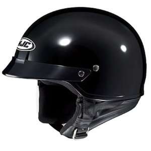  HJC Helmet CS 2N Black Half Helmet   Color  black   Size 