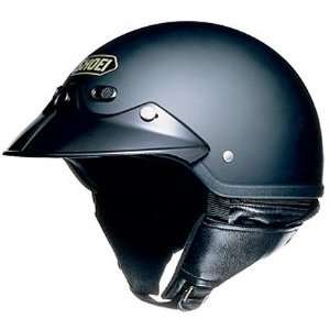  Shoei ST Cruz Matte Black Half Helmet   Size  Medium 