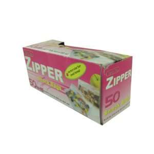  50 Zipper Snack Bags 