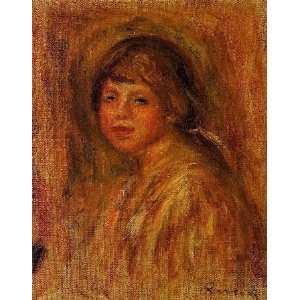   name Head of a Young Woman 5, by Renoir PierreAuguste Home