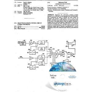   NEW Patent CD for SELECTIVE BLANKING CONTROL CIRCUIT 
