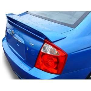05 09 Kia Spectra 4dr Factory Style Spoiler W/ LED   Painted or Primed