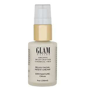 Glam Nation Organic REJUV Night Serum Cream   Citrus