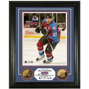  Colorado Avalanche Milan Hejduk 24KT Gold Coin Photo Mint 