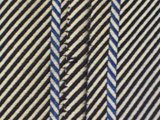 Hugo Boss Mens M Silver Black Blue Striped Cotton Dress Shirt  