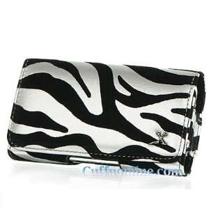 Cuffu Premium Stylish Leather Case   BW Zebra   for Samsung OMNIA 